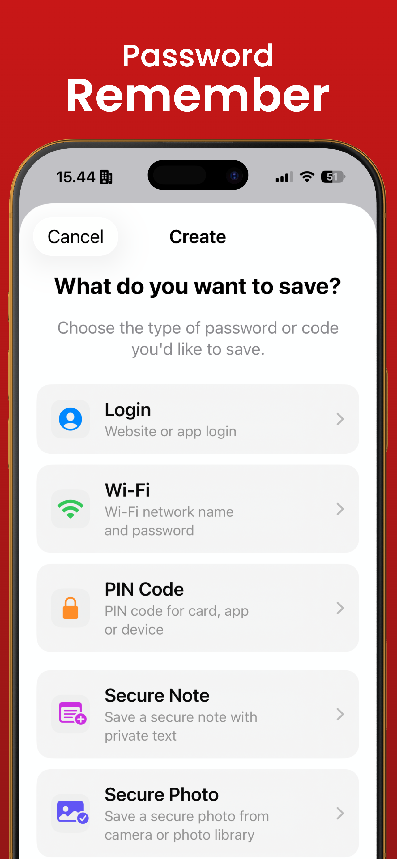 Password Remember screenshot